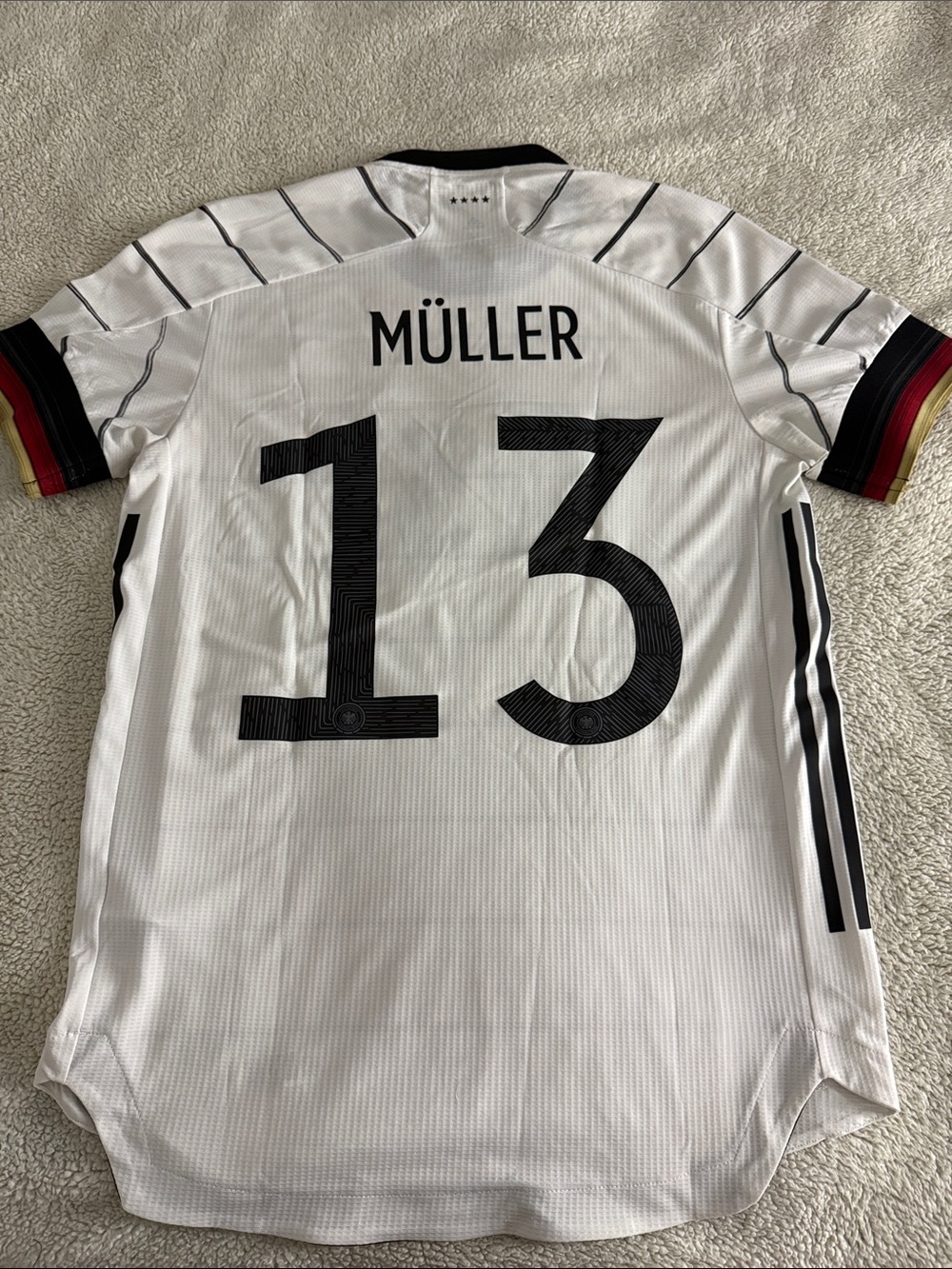 Germany #13 Thomas Müller Euro 2020 Edition Adidas Player Edition Home Jersey